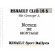 Renault Clio 16s Groupe A Montage