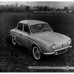 Renault Dauphine Conduite Et Entretien