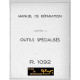 Renault Floride Mr R1092 G14 Outils Specialises