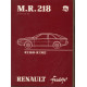 Renault Fuego Mr 218 R1360 R1362