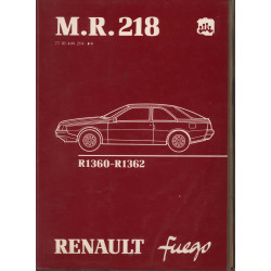 Renault Fuego Mr 218 R1360 R1362