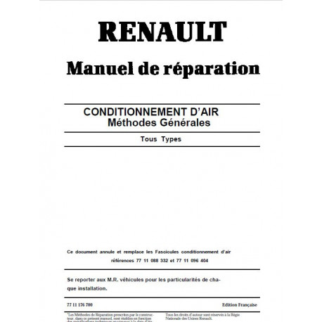 Renault Manuel De Reparation Conditionement D Air