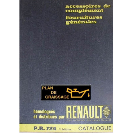 Renault Pr724 3eme Edition Catalogue