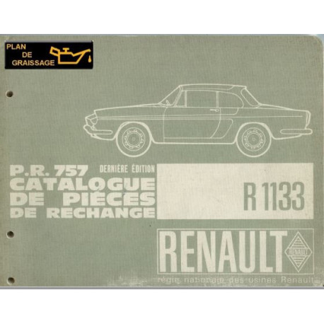 Renault Pr757 Manuel De Pieces De Rechange
