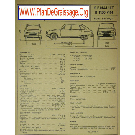 Renault R 1150 16 R16