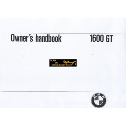 Bmw 1600 Gt Owner S Handbook