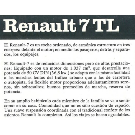 Renault Siete Tl