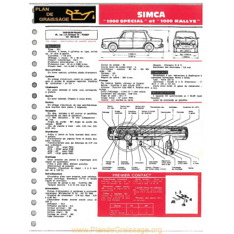 Simca 1000 Special Rallye Ft