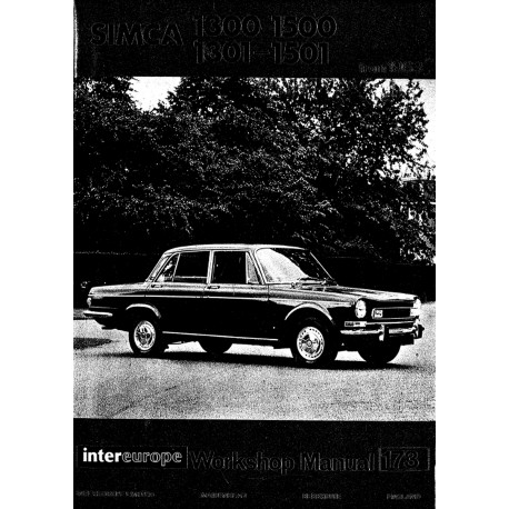 Simca 1300 1500 1301 1501 1963