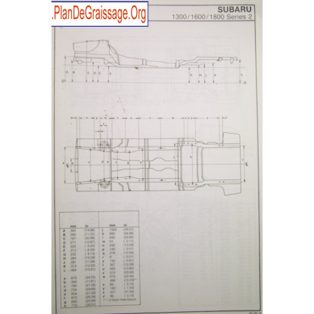 Subaru 1300 1600 1800 Series 2 P2