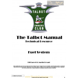 Talbot G5 Fuel System