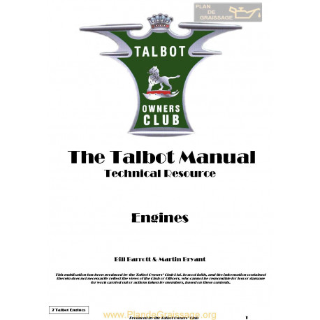 Talbot G7 Engine Service