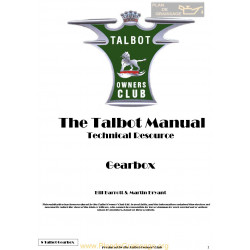 Talbot G8 Gearbox
