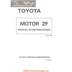 Toyota 2f Engine 1980 Manual Reparation