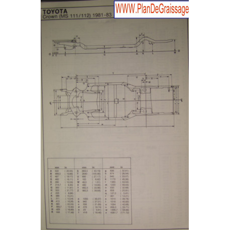 Toyota Crown Ms 111 112 1981 83