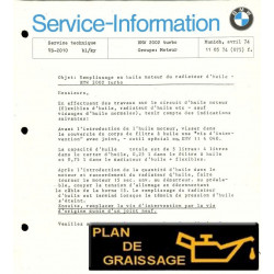 Bmw 2002 Turbo Service Information Moteur Huile