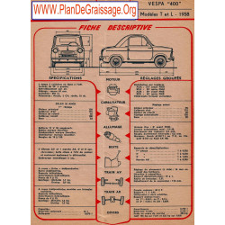 Vespa 400 T L 1958 Fd