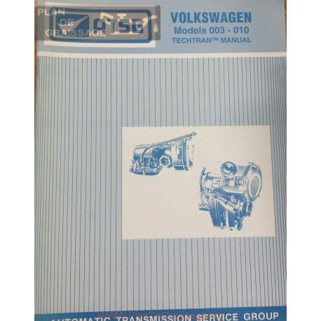 Volkswagen 003 010 Techtran Transmission Manual