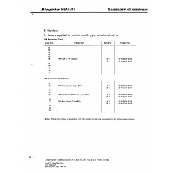 Volkswagen 1963 Eberspacher Manual 6v 12vb2 Bn2 Bn4