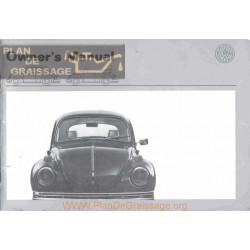 Volkswagen Beetle Type 1 1971 Owner S Manual