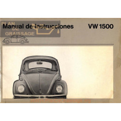 Volkswagen Beetle Type 1 1973 Owner S Manual Spanish