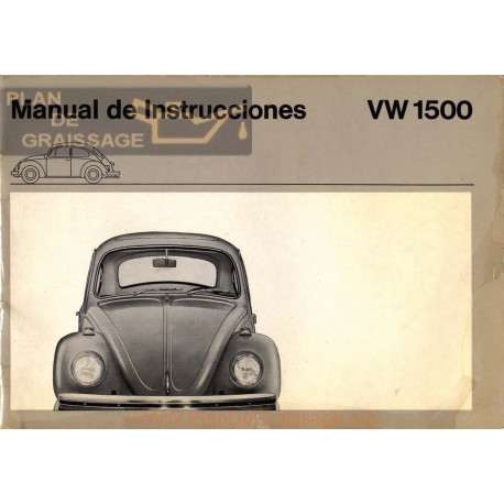 Volkswagen Beetle Type 1 1973 Owner S Manual Spanish