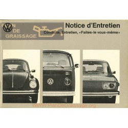Volkswagen Beetle Type 1 1974 Owner S Manual Part 2 French