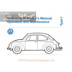 Volkswagen Beetle Type 1 1974 Owner S Manual