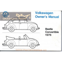 Volkswagen Beetle Type 1 1976 Owner S Manual Canada