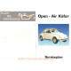 Volkswagen Beetle Type 1 1996 Mexican Open Air Owner S Manual German