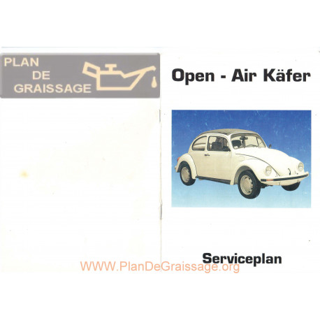 Volkswagen Beetle Type 1 1996 Mexican Open Air Owner S Manual German