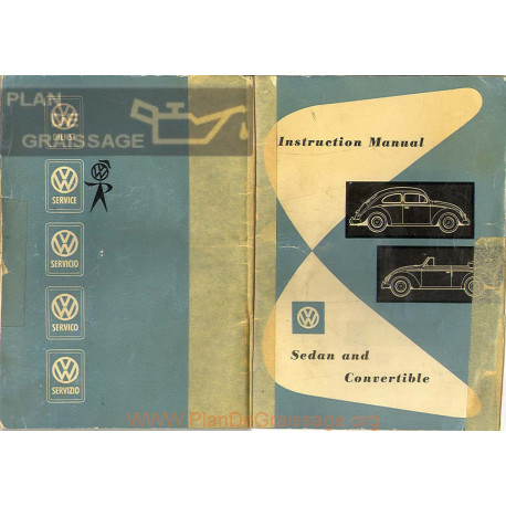 Volkswagen Beetle Type 1 Aout 1955 1956 Model Year Bug Owner S Manual