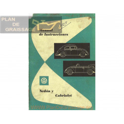 Volkswagen Beetle Type 1 Aout 1956 1957 Model Year Bug Owner S Manual Spanish