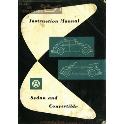 Volkswagen Beetle Type 1 Aout 1959 Bug Owner S Manual
