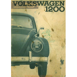 Volkswagen Beetle Type 1 Aout 1962 Bug Owner S Manual