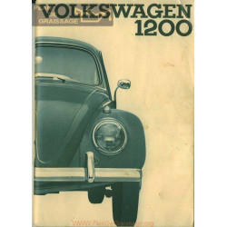 Volkswagen Beetle Type 1 Aout 1963 Bug Owner S Manual