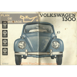 Volkswagen Beetle Type 1 Aout 1965 1300 Bug Owner S Manual German