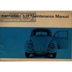 Volkswagen Beetle Type 1 Aout 1966 Bug Owner S Manual