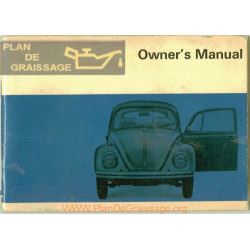 Volkswagen Beetle Type 1 Aout 1968 Bug Owner S Manual