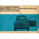 Volkswagen Beetle Type 1 Aout 1969 Owner S Manual German
