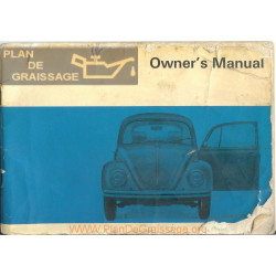 Volkswagen Beetle Type 1 Aout 1969 Owner S Manual