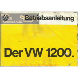 Volkswagen Beetle Type 1 Aout 1974 1975 Owner S Manual German