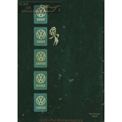 Volkswagen Beetle Type 1 Decembre 1958 Bug Owner S Manual