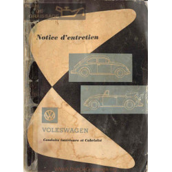 Volkswagen Beetle Type 1 Decembre 1961 Bug Owner S Manual French