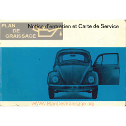 Volkswagen Beetle Type 1 Decembre 1967 1968 Model Year Owner S Manual French