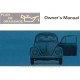 Volkswagen Beetle Type 1 Decembre 1967 1968 Model Year Owner S Manual