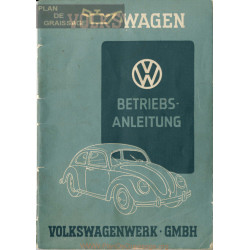 Volkswagen Beetle Type 1 February 1950 Owner S Manual German