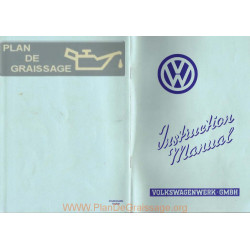 Volkswagen Beetle Type 1 Janvier 1952 Bug Owner S Manual