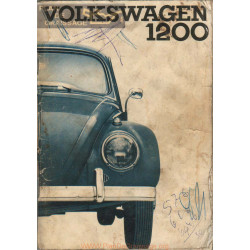 Volkswagen Beetle Type 1 Janvier 1963 Bug Owner S Manual German