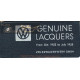 Volkswagen Beetle Type 1 Octobre 1952 To Juillet 1955 And Bus Paint And Upholstery Book